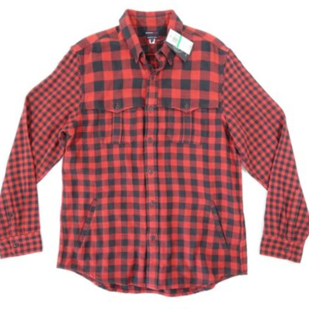 Burkman Bros Red Flannel Button Down